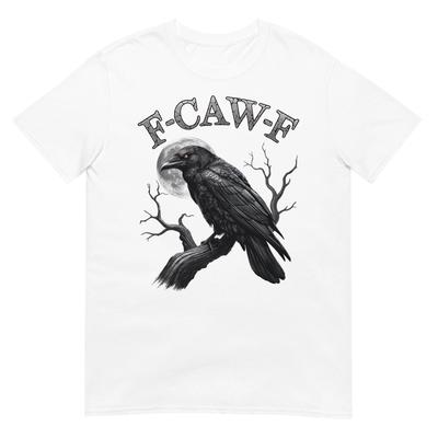 Schwarzkrähe, F-Kräh-F Lustiger Schwarzer Vogel Mond Gothic Erwachsenen Humor T-Shirt
