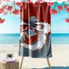 Jiraiya Dark Style Print Beach Towel, Large Soft Quick Dry Towel for Beach Camping Swimming