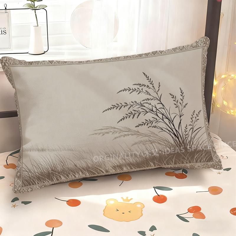 Minimalist Nature Pattern Pillowcase Suitable For Sofa Bedroom Car Pillow Cover Cushion Rectangular Back Cushion