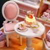 DIY Wooden Miniature Dollhouse Kit [Sweet Cake Shop] Handmade Interior Decor Beginner-Friendly Stylish Gift 3D Puzzle
