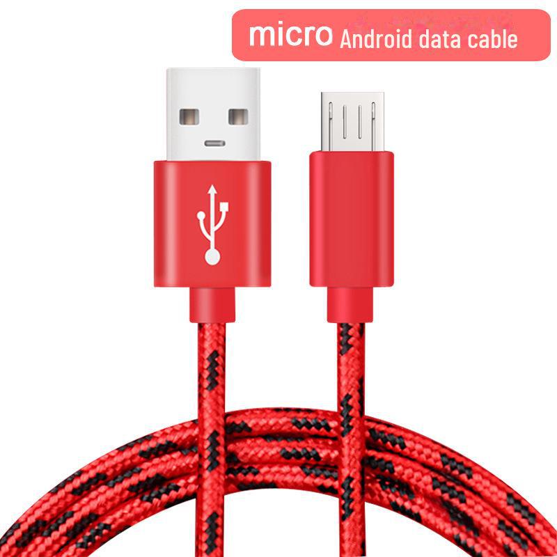 Apple, iPhone & Android Type-C Nylon Braided Charging Cable 2A