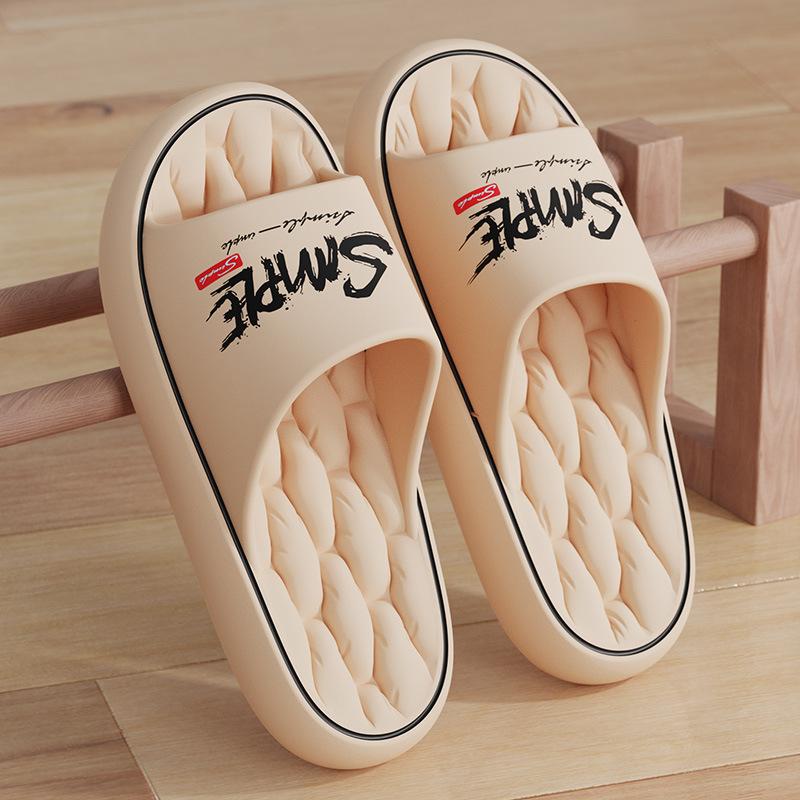 Slippers 2025 Indoor Bathroom Bath Non-slip Eva Cool Slippers Wear Flat Bottom Comfortable