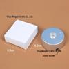 Solid Wood Touch Lamp Base: White/Warm Light 7-Color LED Night Light Display Pad