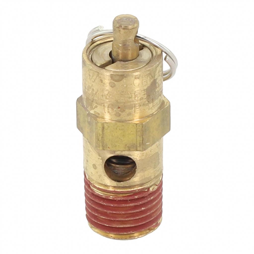 Heavy Duty Brass Safety Valve for Air Compressors with Pressure Regulation