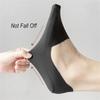 5 Pairs/Pack Invisible Seamless Ice Silk Socks Men Thin Nylon Cotton Bottom Socks Breathable Quality Anti Slip Silicone Socks