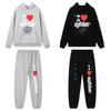 SP5der Spinnenweb Plus Velours Hoodie & Joggingbroek Set - Unisex Trendy Streetwear