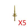 MOC Military Medieval Building Blocks Accessories Soldier Figures Bicolor Weapons Crossbow Sword helmet Tomahawk Toy Gift X006