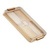 Large Capacity Water Drainage Tea Tray Plastic Material Tea Cup Drain Tray  Home Living Room