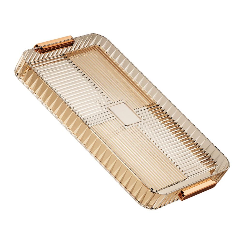 Large Capacity Water Drainage Tea Tray Plastic Material Tea Cup Drain Tray  Home Living Room