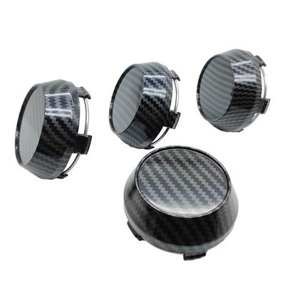 Auto Parts Car Wheel Center Cap High Quality 60mm ABS Plastic Black Base Car Accessories Replacement Rim Chrome