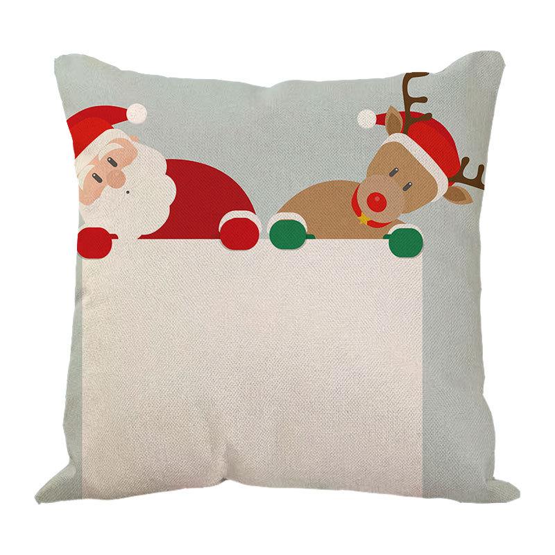 New Linen Christmas Pillows Linen Cushion Pillow Cover Pillow Pillow Car Pillow Sofa Pillow Cover