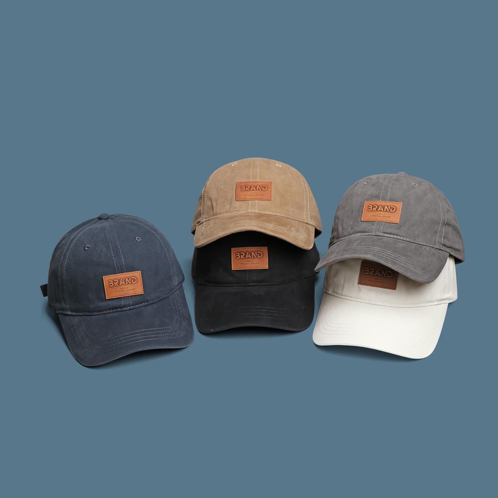 Washed Soft Hat Men's Spring Versatile Casual Baseball Cap Sun Protection Student Travel Baseball Cap Girl Simple
