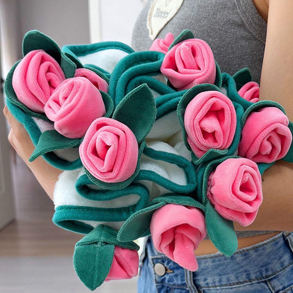 Colorful Rose Bouquet Blanket Fashion Rose Flower Nap Blanket  Valentine's Day