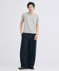 TAKEASY One-Pleat Barrel Fit Cotton Pants (Black)