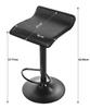 FORT Stool - Black Eco-leather / Black Base X 2