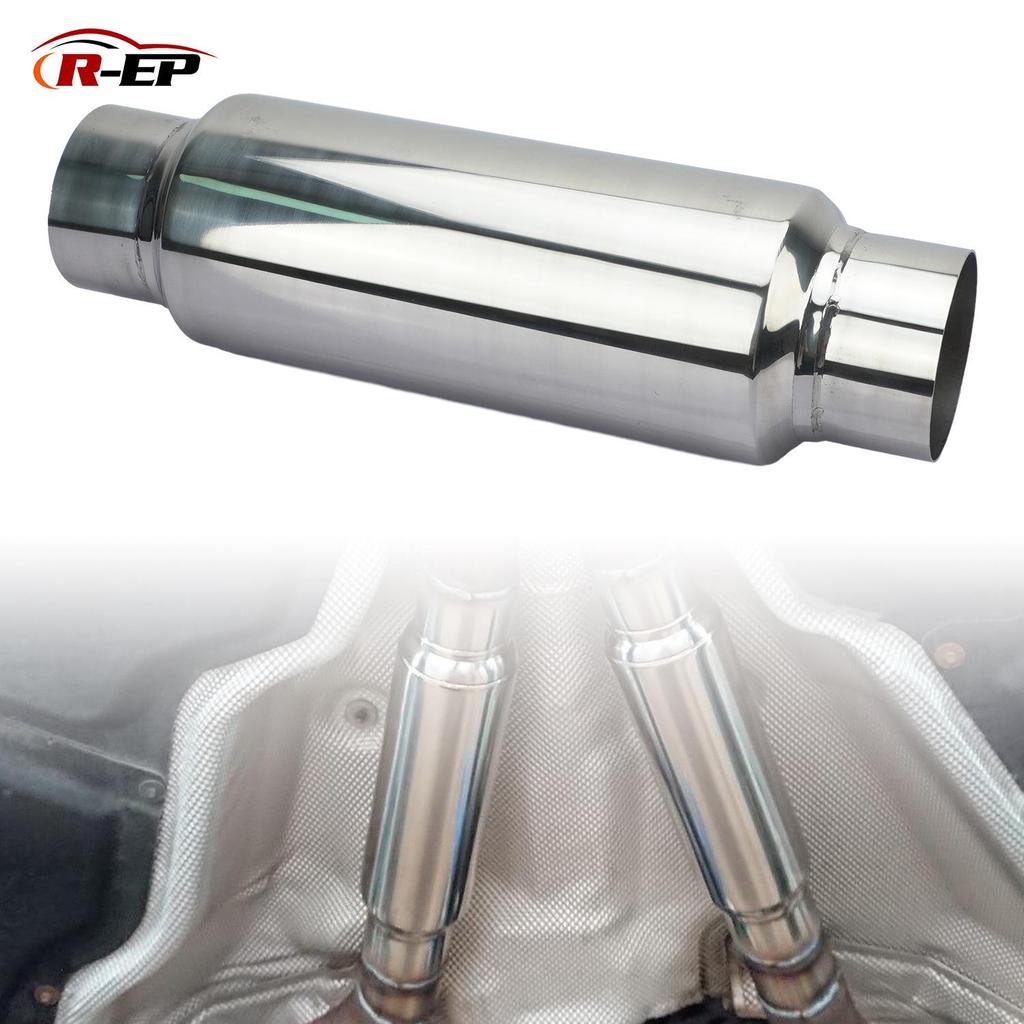 Universal Decorative Stainless Steel Silver Exhaust Muffler Pipe