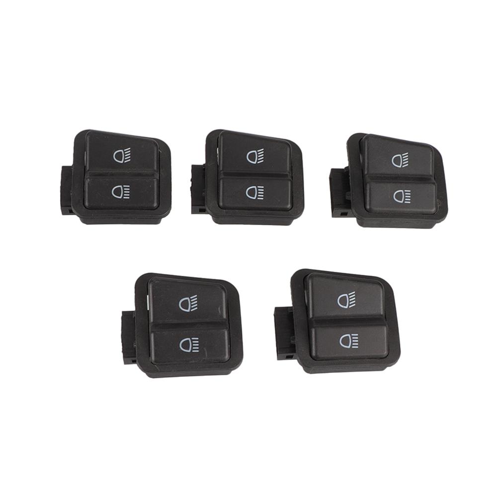 5 Pcs Motorcycle Head Light Horn Dimmer Turn Starter Single Switch Button For GY6 50cc 125cc 150cc Moped Electric Scooter Parts