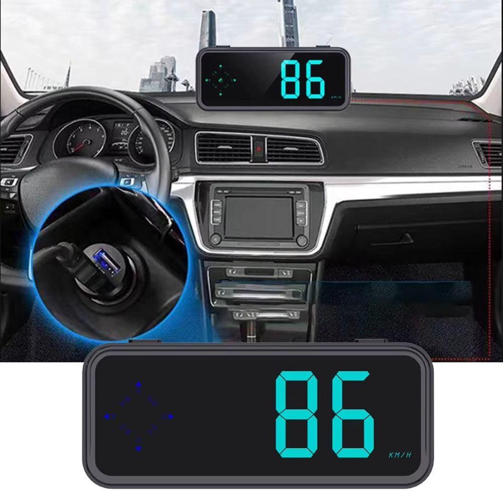 Digital Clock GPS Car Digital Speedometer 3in1 Windshield Speed Projector  Fit All Car