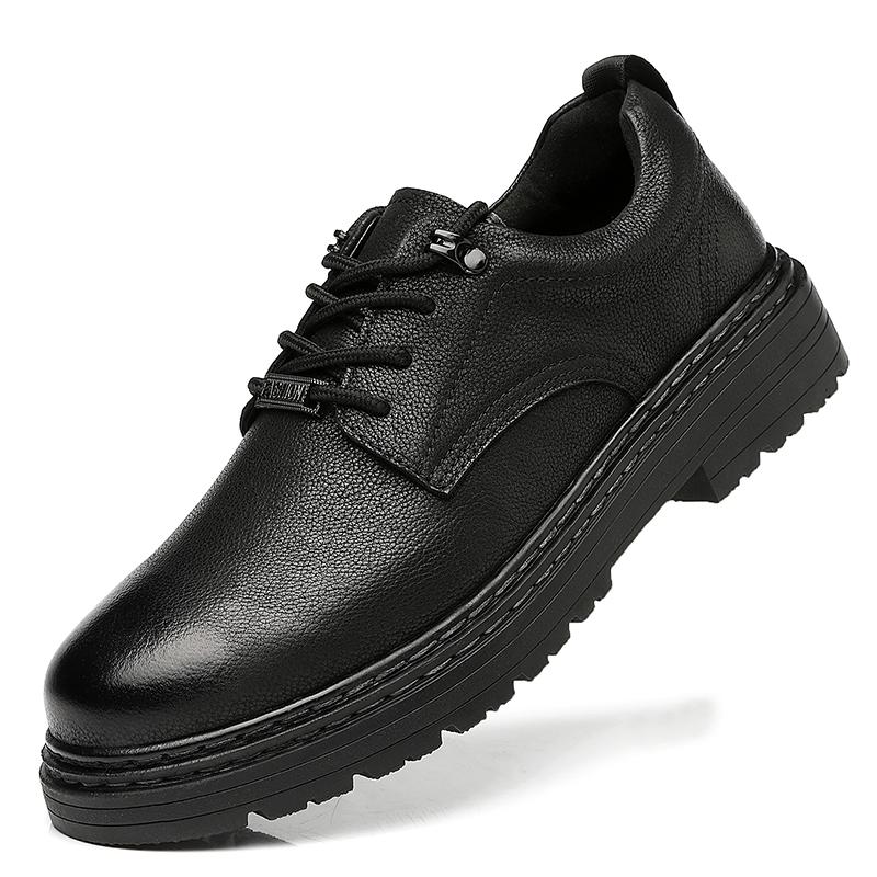 Fashion Genuine Leather Men's Dress Shoes Luxury Brand Business Oxford Shoes High Quality Comfy Office Formal shose Italian Men Shoes