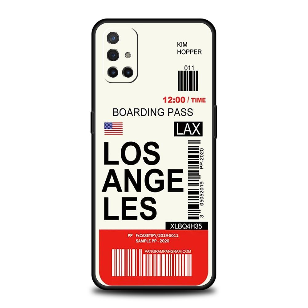 Custodia per Telefono Per OnePlus 12 11 10 9 Pro 9T 12R 10R 9RT 10T 8T 8 7 6T 7T Nord 2T CE 2 5G Cover Biglietto Viaggio Città del Mondo New York