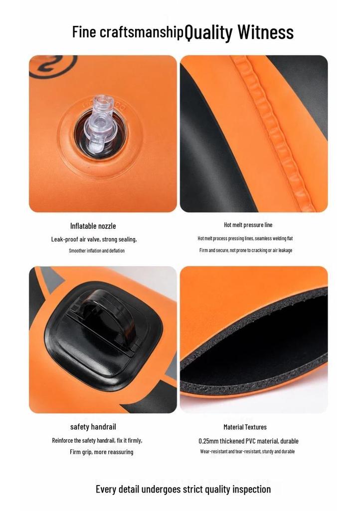 Children's Thickened Inflatable Kayak – Single-Person Rubber Dinghy for Outdoor Water Fun
