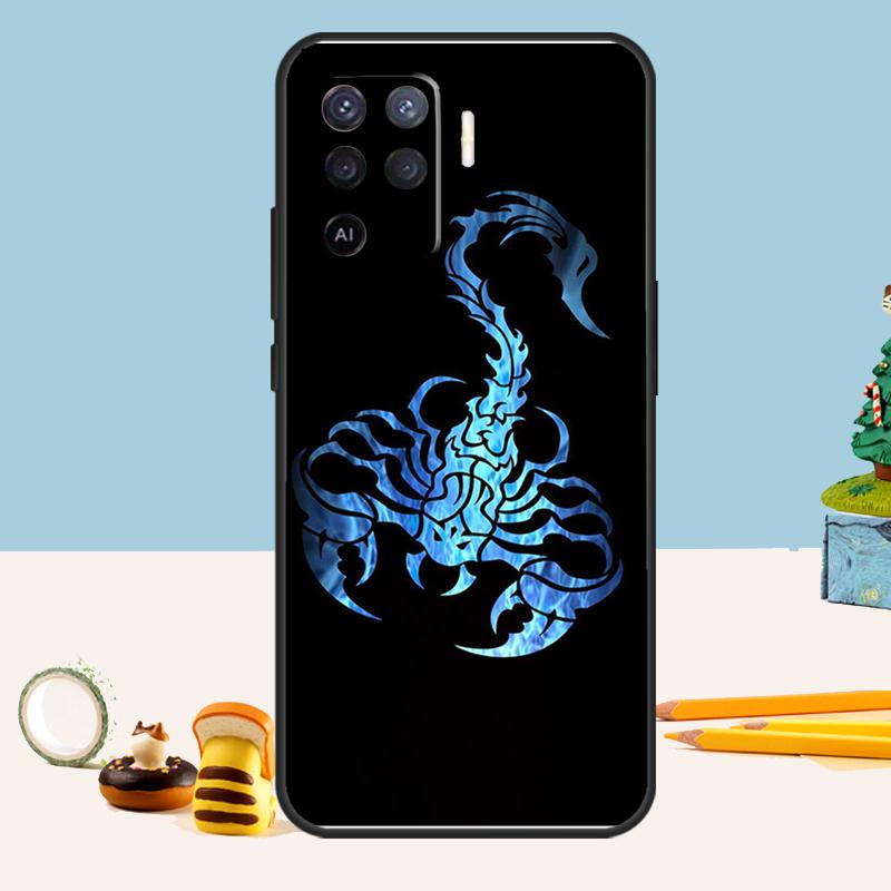 Scorpion For OPPO A98 A78 A58 A53 A54 A57 S A52 A72 A17 A77 A74 A94 A5 A9 A53 A15 A16 A76 A96 Case