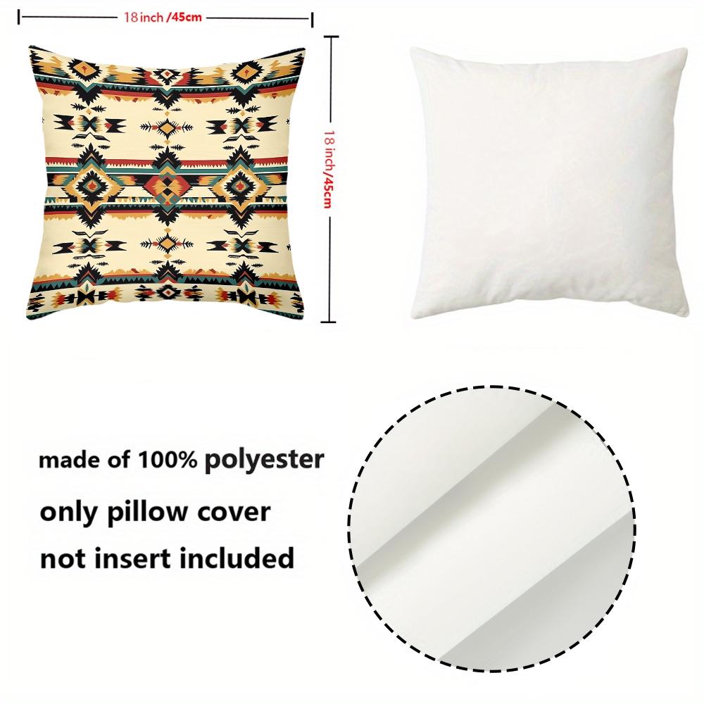 Bohemian Style Printed Decorative Throw Pillow Covers Polyester pillowcase, sofa decorative cushion cov Headboard Pillow