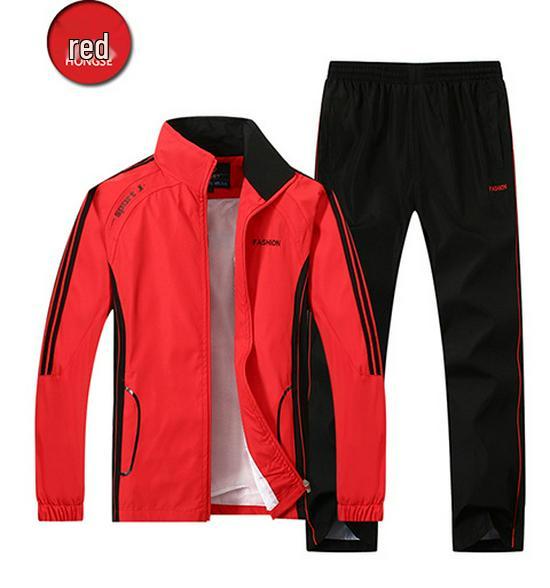 Men's Slim Fit Tracksuit: Spring/Autumn Hoodie & Pants Set for Teens 268