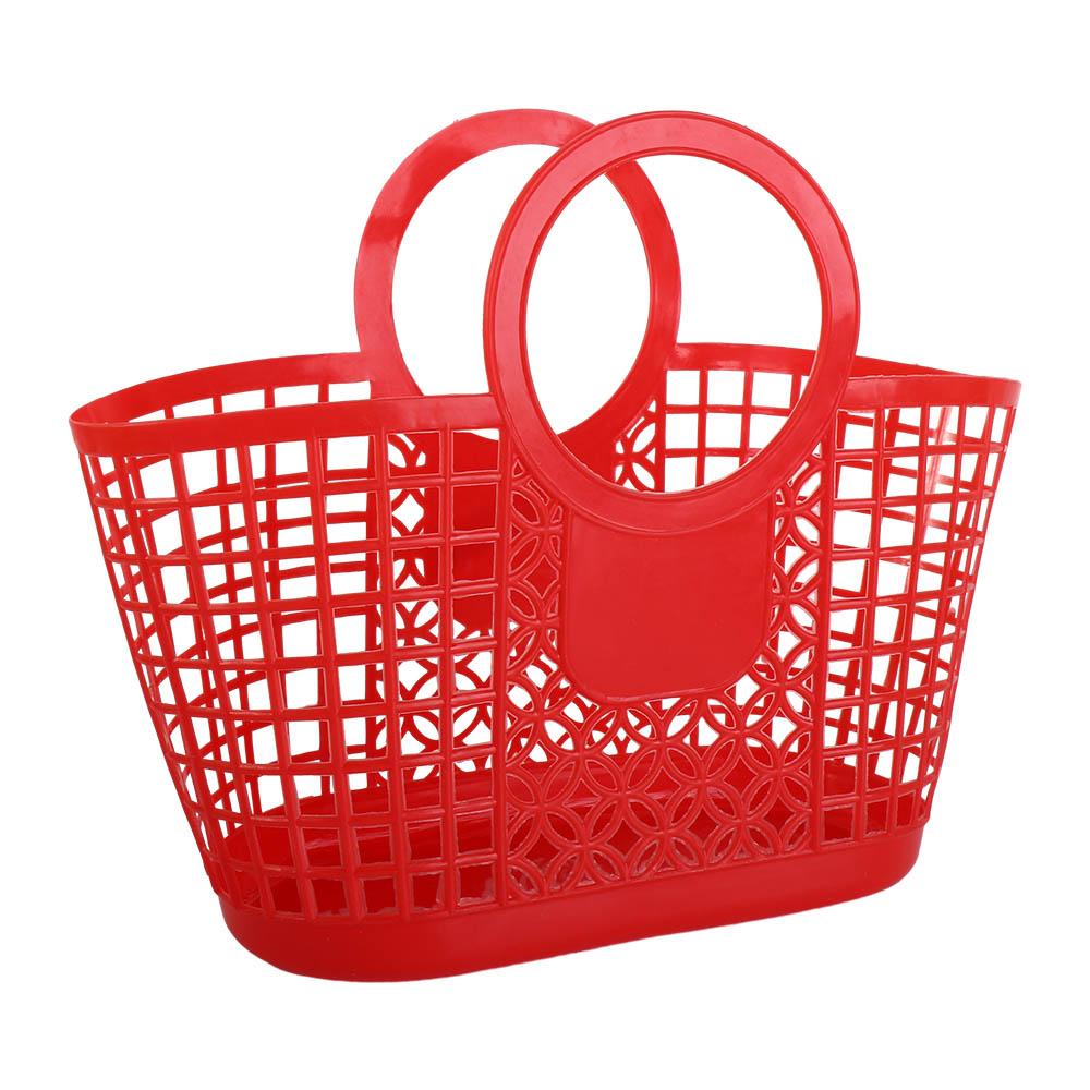 

Durable Portable Practical Hollow Hand-Held Basket Organizer Storage Basket Kitchen Bathroom Accessories