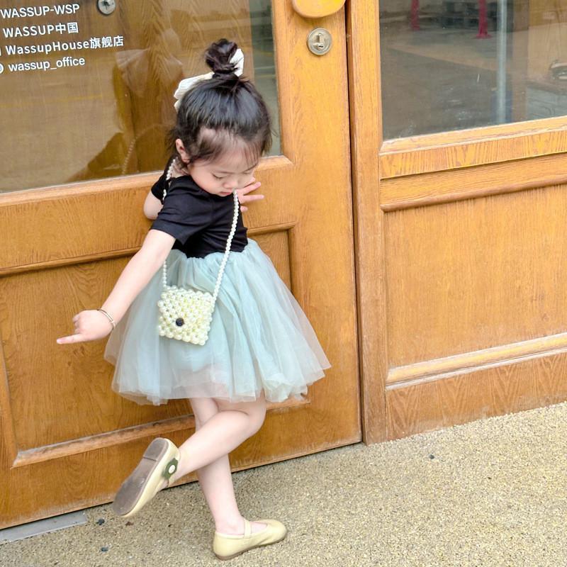 Stylish Mini Woven Pearl Shoulder Bag For Girls With Cute Design For Kids