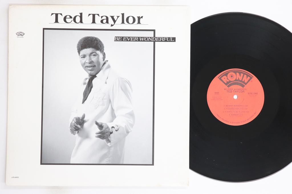 LP Record TED TAYLOR - Be Ever Wonderful LPS8003 RONN 1993 US Soul/Funk Used