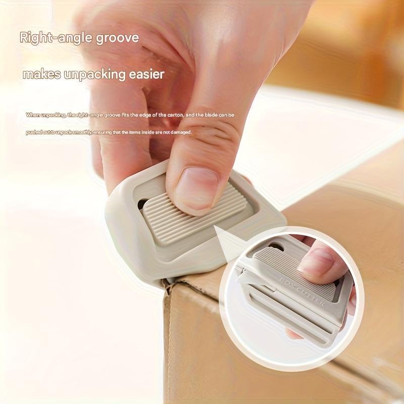 Magnetic Portable Unboxing Knife, Ceramic Blade, Express Unboxing Knife, Unboxing Artifact Blade, Automatic Rebound Unboxing Knife