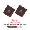 Car Buckle Protective Cover Fur Leather Safety Belt Protector Auto Accessories For Mazda 3 6 2 Axela CX5 CX3 CX30 CX9 Atenza IUE2