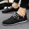 Men's Autumn Canvas Loafers - Versatile, Breathable, Soft Sole Casual Shoes with Korean Style Trend
