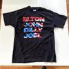 Vintage 1994 Elton John Billy Joel T-Shirt Mens XL 90s Music Rock Band Tour Tee Unisex T-Shirt