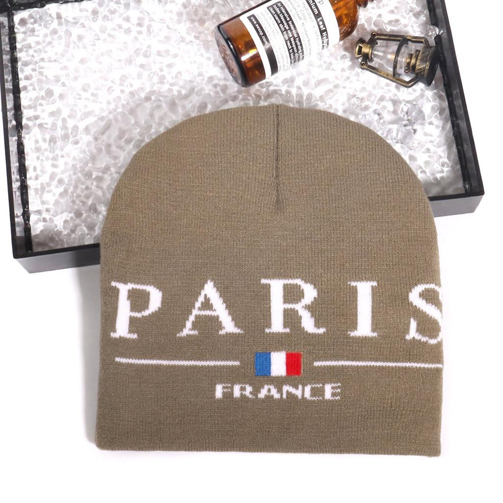 Pattern Fashion Letter Neutral Casual Warm Knitted Hat For Winter And Fall
