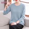 YUZHAOLIN Women's Elegant Crew Neck Knit Pullover for Mature Ladies