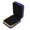 Jewelry Display Box Light Flocking Inside Rings Pendant Storage Gift Box for Engagement Wedding SupplyBlue