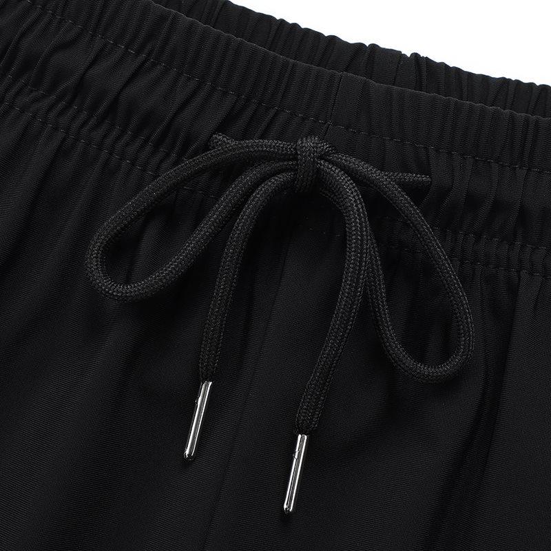 2026 Men's Plus Size Ice Silk Basketball Shorts - High Stretch, Loose Fit