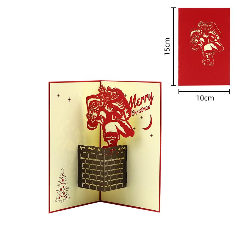 Pop-Up 3D Weihnachtsbaum-Karte - Kreative Feiertagsgrußkarte und Geschenk