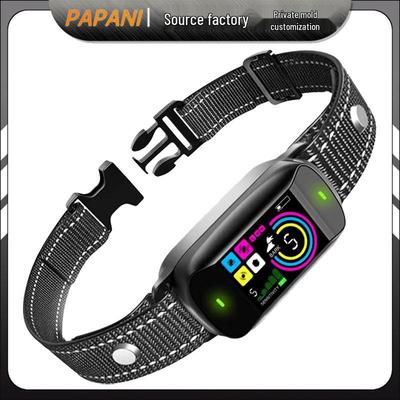 Smart Anti-Bark Waterproof Dog Training Collar with Color Screen
