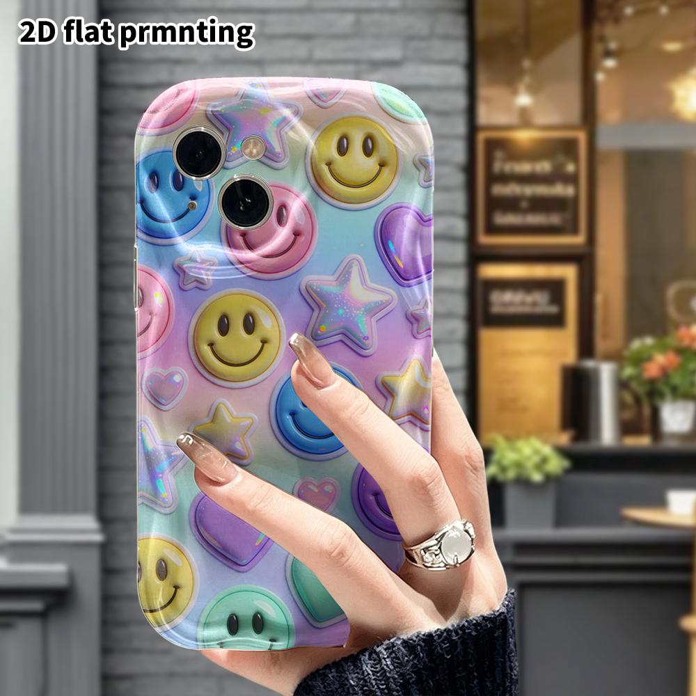 Phone Case: 2D Flat, Suitable for iPhone 18, 17, 16, 15, 14, 13, 12Pro Protective Case, Gradient Background, Perfect Christmas and Halloween Holiday G