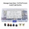 80Pcs with Storage Case Potentiometer Kit with Knob Potentiometer with Knob  Electronic Projects