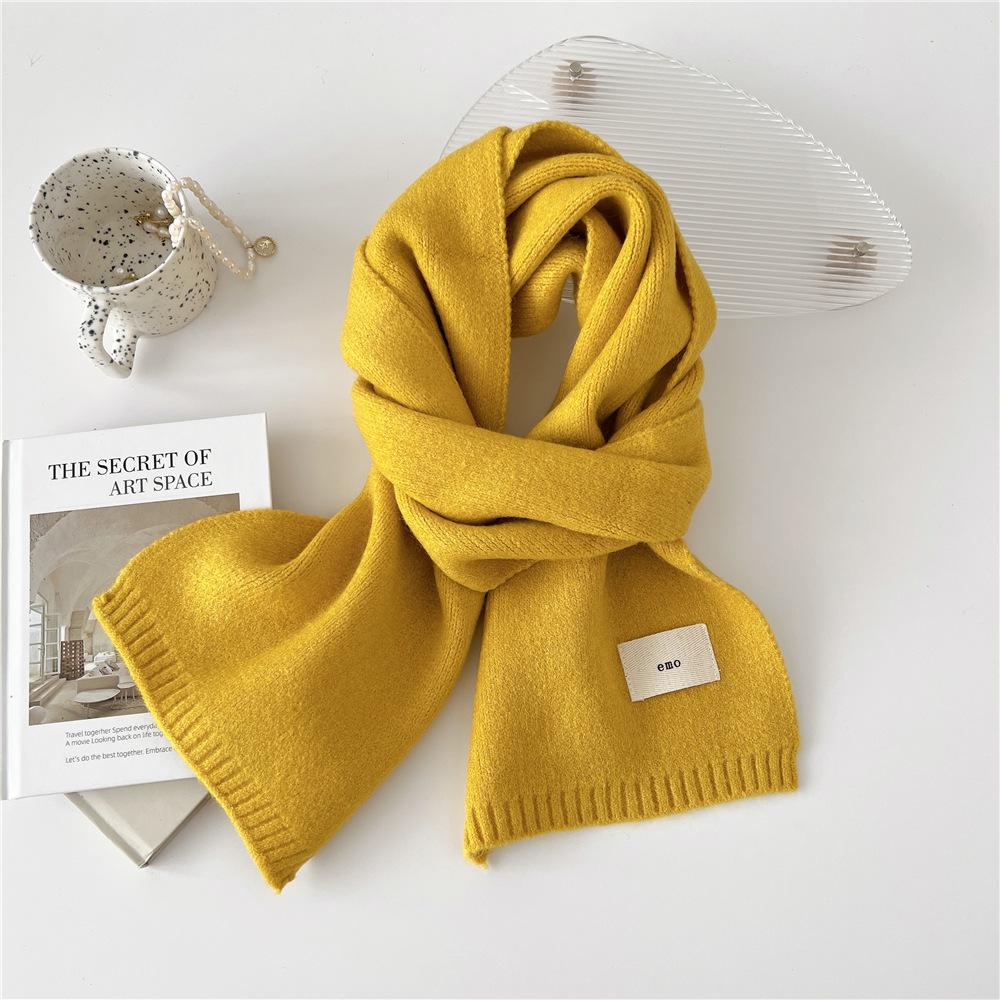 New Solid Color Scarf For Women In Spring And Autumn Versatile Ribbon Wrist Strap Headband Fashionable Decoration Student Neck Protection Small Scarf