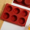Cylindrical Cake Silicone Mold for Baking and Chocolate Desserts