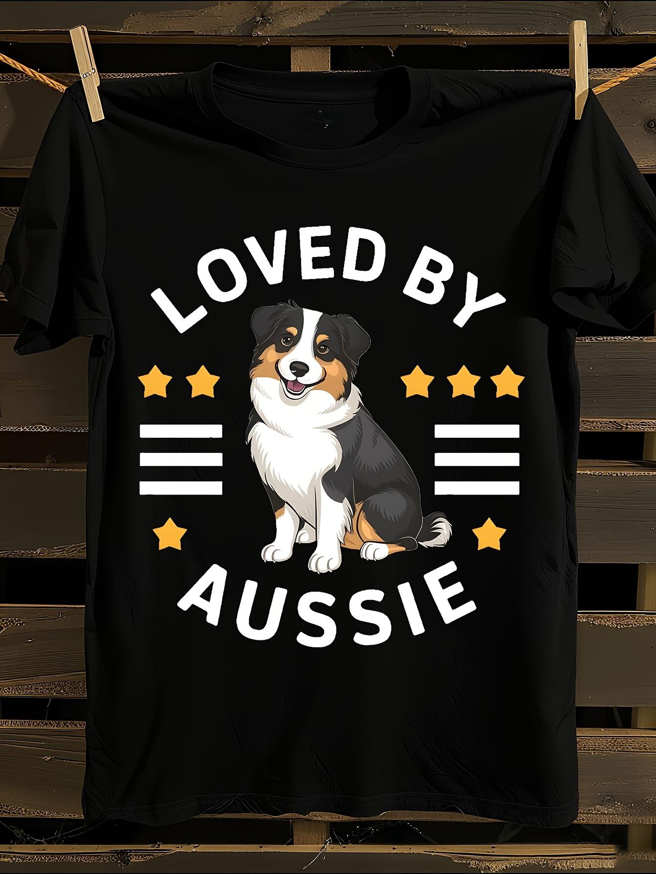 Australian Shepherd Dog Lover T-shirt M