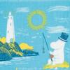 Marushin Gauze Face Towel Callastus Made in Imabari 1405020100 "Moomin" 34x80cm, Gauze, Japan, Towel,