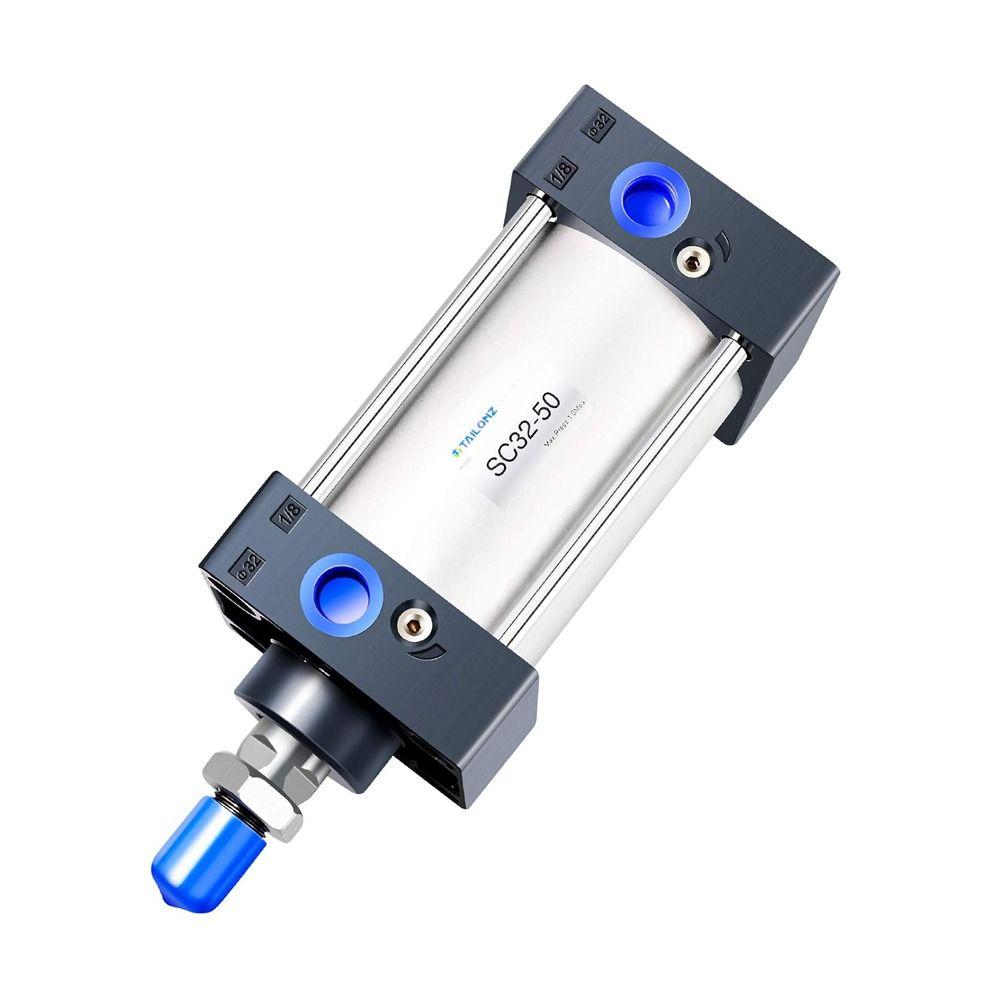 

Магнитный цилиндр из алюминиевого сплава Воздушный цилиндр Привинченный шток поршня Пневматические компоненты