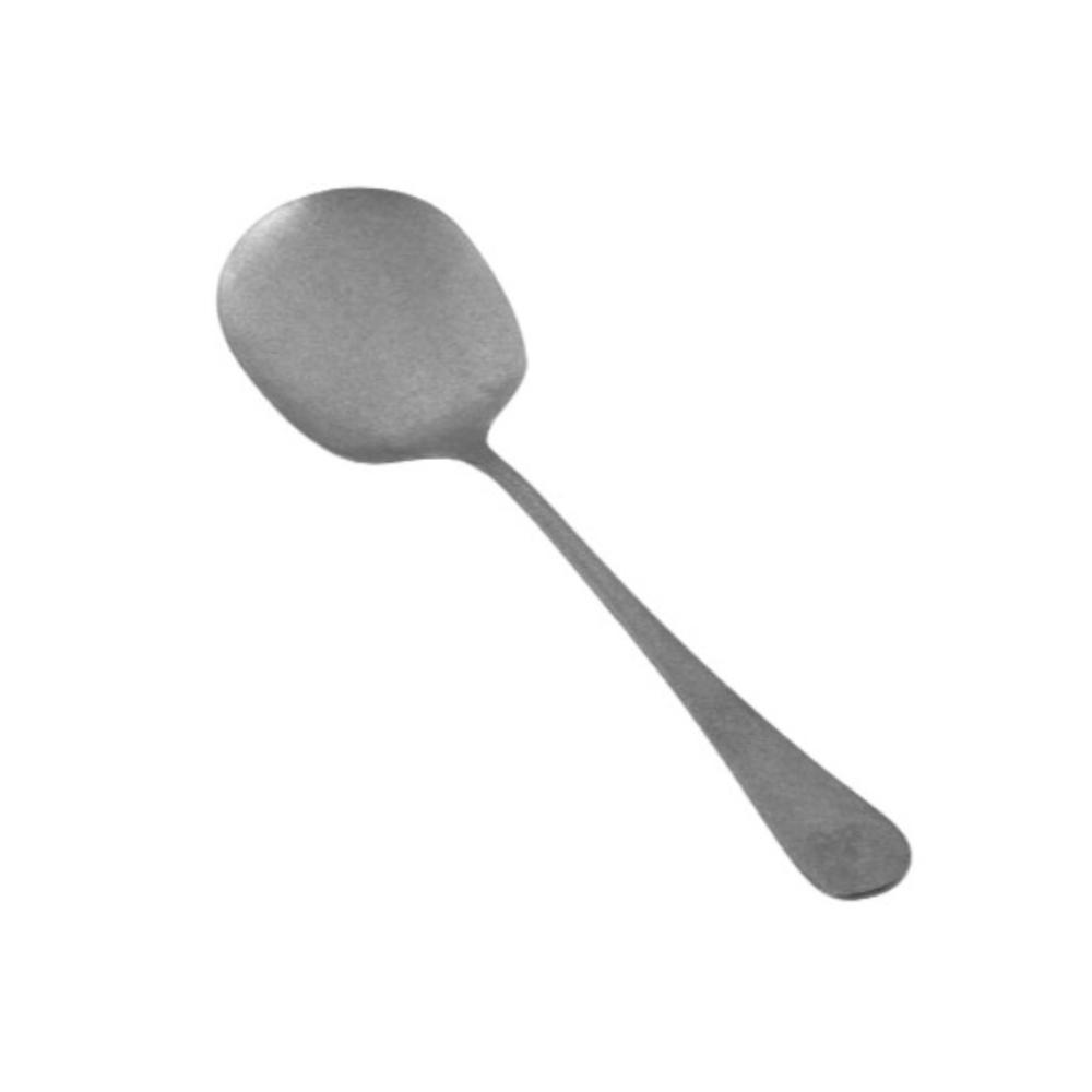 Stainless Steel Serving Shovel Round/Square Head Thicken Buffet Spatula Sturdy Rust Prevention Meal Spoon Restaurant