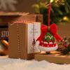 1/6Pcs Christmas Decoration Wool Felting Plush Christmas Bell Jingle Bell 2026 Xmatree Hanging Pendant Party Decor
